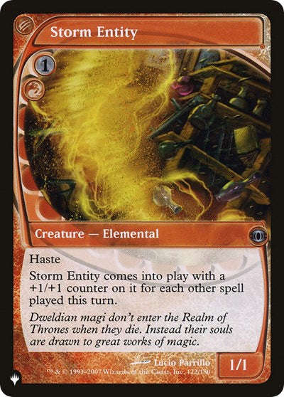 Storm Entity (The List) Light Play
