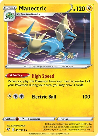 Manectric (SWSH04: Vivid Voltage) Light Play