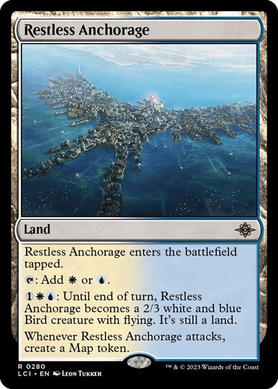 Restless Anchorage (The Lost Caverns of Ixalan) Light Play