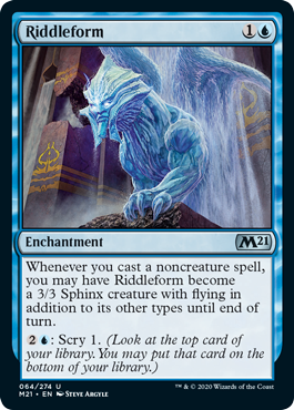 Riddleform (Magic 2021 Core Set) Light Play