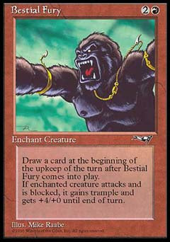 Bestial Fury (Facing left) (Alliances) Light Play