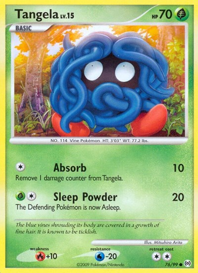 Tangela (76) (Arceus) Heavy Play