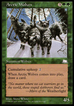 Arctic Wolves (Weatherlight) Light Play
