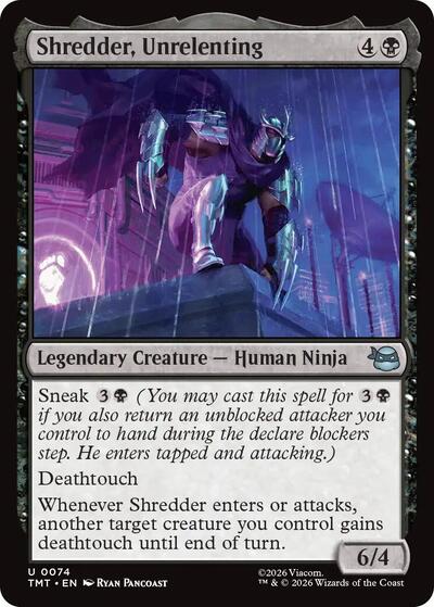 Shredder, Unrelenting (Teenage Mutant Ninja Turtles) Light Play