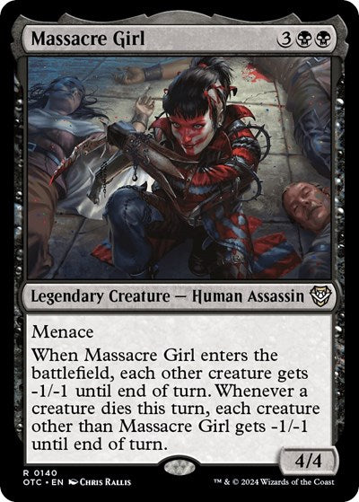 Massacre Girl (Commander: Outlaws of Thunder Junction) Light Play
