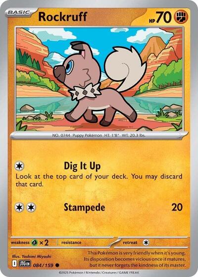 Rockruff (SV09: Journey Together) Light Play