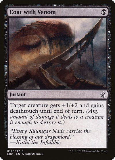 Coat with Venom (Explorers of Ixalan) Light Play