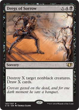 Dregs of Sorrow (Commander 2014 Edition) Light Play