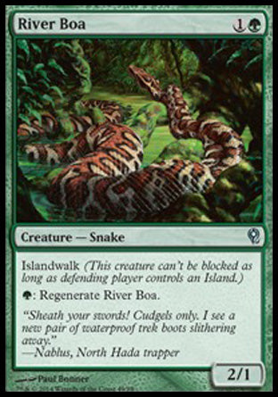 River Boa (Duel Decks: Jace vs Vraska) Light Play