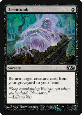 Disentomb (Magic 2012 Core Set) Light Play