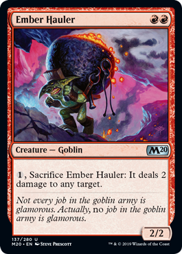 Ember Hauler (Magic 2020 Core Set) Light Play