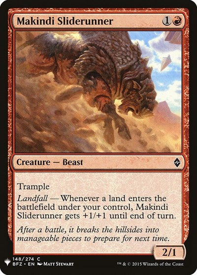 Makindi Sliderunner (Mystery Booster) Light Play