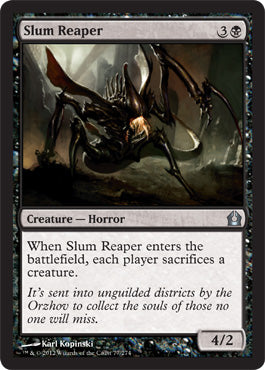 Slum Reaper (Return to Ravnica) Light Play