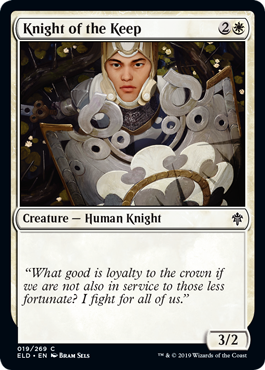 Knight of the Keep (Throne of Eldraine) Light Play