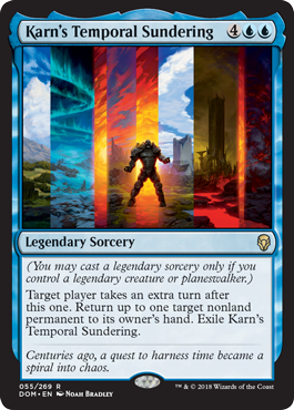 Karn's Temporal Sundering (Dominaria) Light Play
