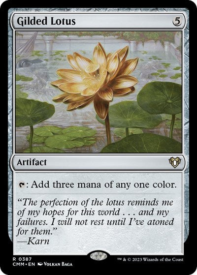 Gilded Lotus (Commander Masters) Light Play