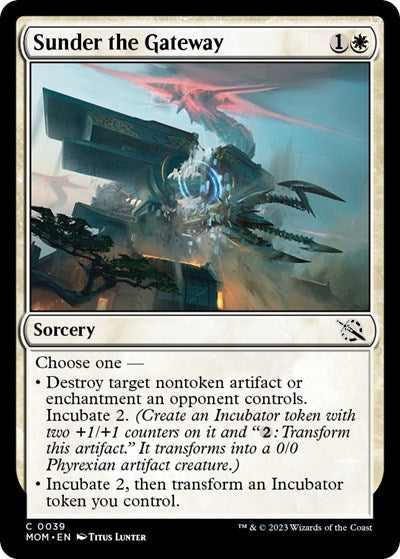 Sunder the Gateway (March of the Machine) Light Play