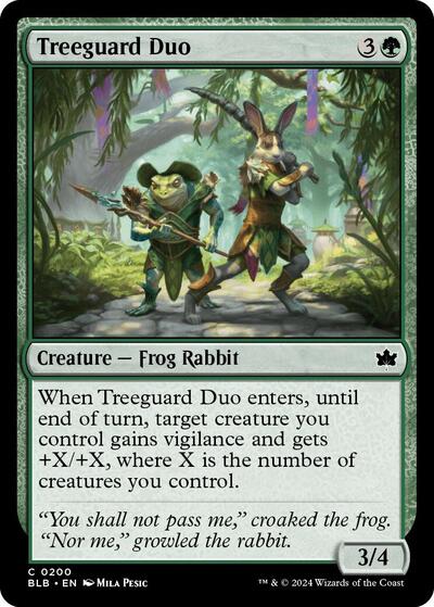 Treeguard Duo (Bloomburrow) Light Play