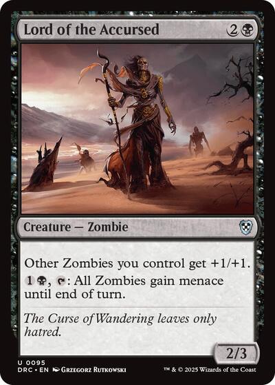 Lord of the Accursed (Commander: Aetherdrift) Light Play