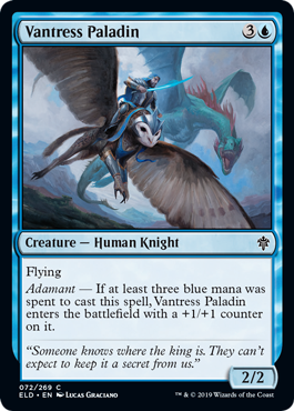 Vantress Paladin (Throne of Eldraine) Light Play