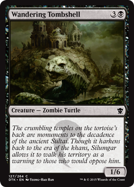 Wandering Tombshell (Dragons of Tarkir) Light Play