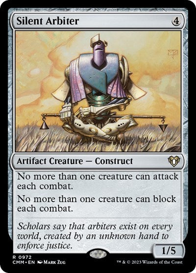 Silent Arbiter (Commander Masters) Near Mint