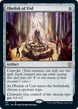 Obelisk of Urd (Commander 2020 Zendikar Rising) Light Play