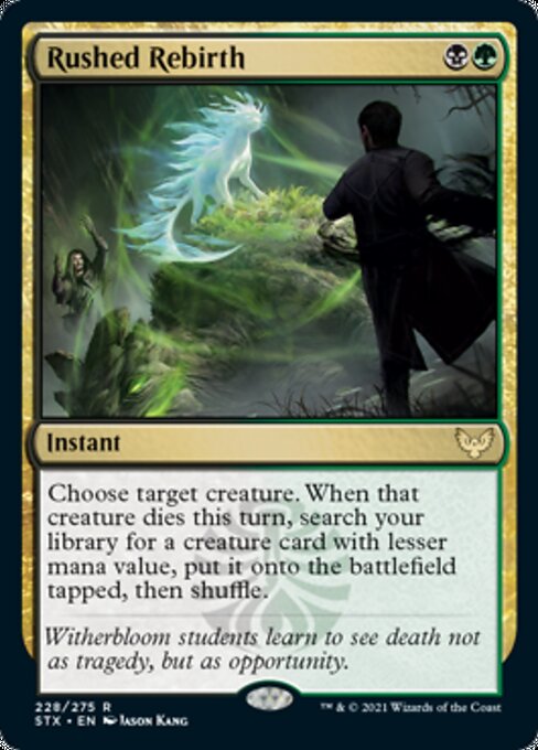 Rushed Rebirth (Strixhaven) Light Play
