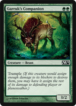 Garruk's Companion (Magic 2012 Core Set) Light Play