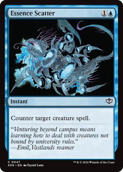 Essence Scatter (Secrets of Strixhaven) Light Play Foil