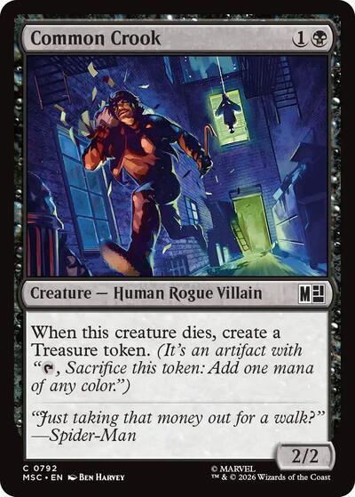 Common Crook (Commander: Marvel Super Heroes) Light Play