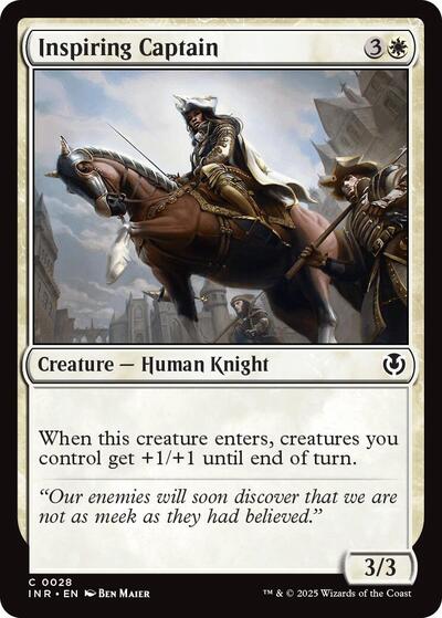 Inspiring Captain (Innistrad Remastered) Light Play Foil