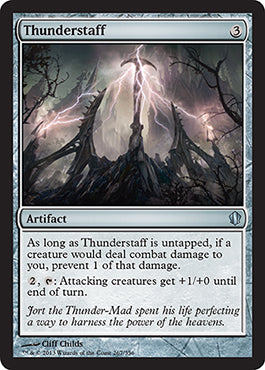 Thunderstaff (Commander 2013 Edition) Light Play