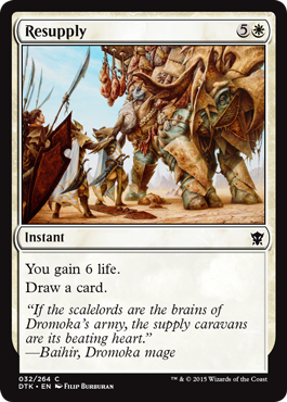 Resupply (Dragons of Tarkir) Light Play