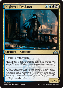 Nightveil Predator (Guilds of Ravnica) Light Play