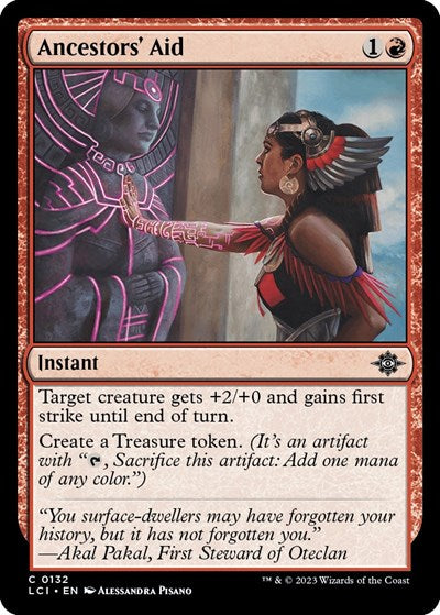 Ancestors' Aid (The Lost Caverns of Ixalan) Light Play