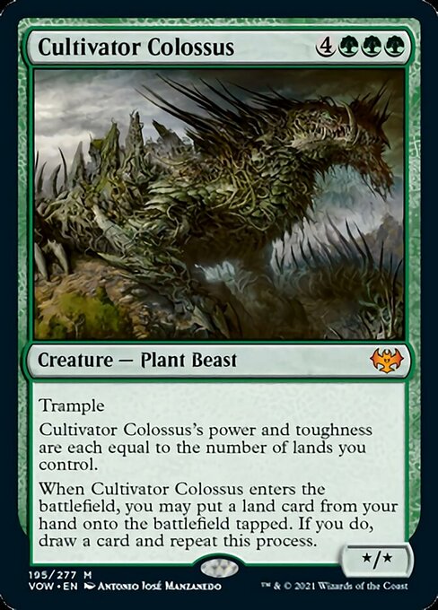 Cultivator Colossus (Innistrad: Crimson Vow) Light Play Foil