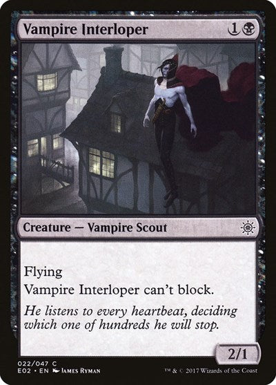 Vampire Interloper (Explorers of Ixalan) Light Play