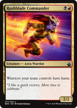Rushblade Commander (Battlebond) Light Play