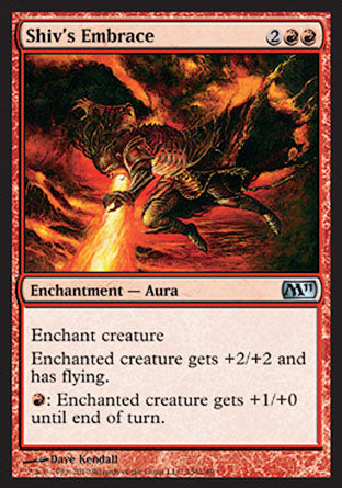 Shiv's Embrace (Magic 2011 Core Set) Medium Play