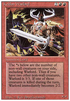 Keldon Warlord (Revised) Heavy Play