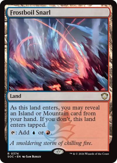 Frostboil Snarl (Commander: Secrets of Strixhaven) Light Play