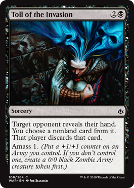 Toll of the Invasion (War of the Spark) Light Play