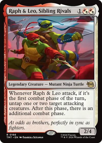 Raph & Leo, Sibling Rivals (Teenage Mutant Ninja Turtles) Light Play