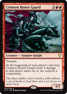 Crimson Honor Guard (Commander 2017) Light Play