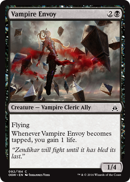 Vampire Envoy (Oath of the Gatewatch) Light Play