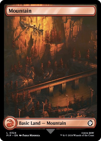 Mountain (0324) (Universes Beyond: Fallout) Light Play