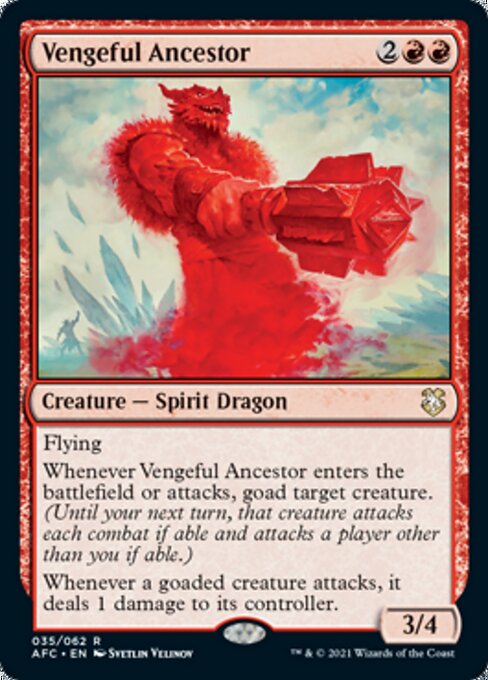 Vengeful Ancestor (Commander 2021 Forgotten Realms) Light Play