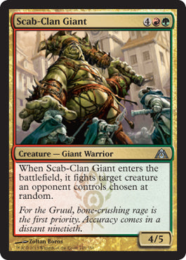 Scab-Clan Giant (Dragon's Maze) Medium Play