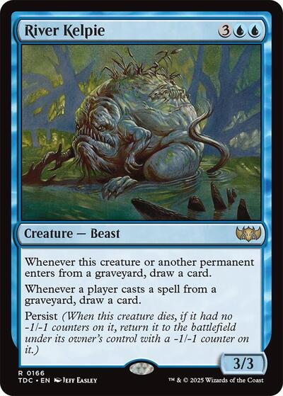 River Kelpie (Commander: Tarkir: Dragonstorm) Light Play